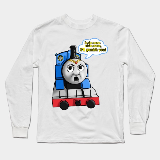 Thomas will punish you! Long Sleeve T-Shirt by corzamoon